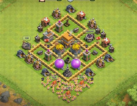 townhall level 5 base.